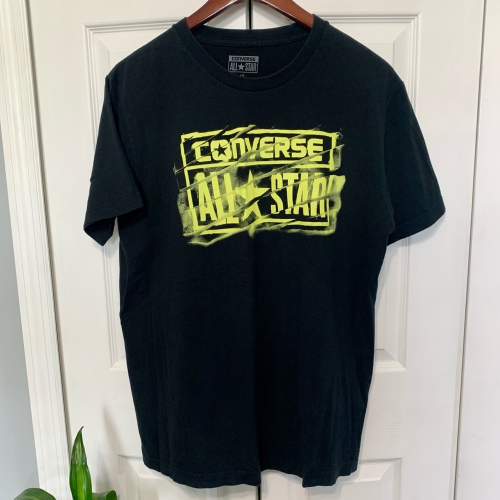 Mens Black All Star Converse Shirt